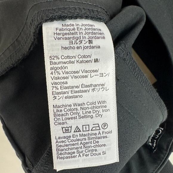 J.Crew Kaya Pant Bi Stretch Cotton Blend Black Classic Office Kick Out US 6 NWT - Picture 8 of 13